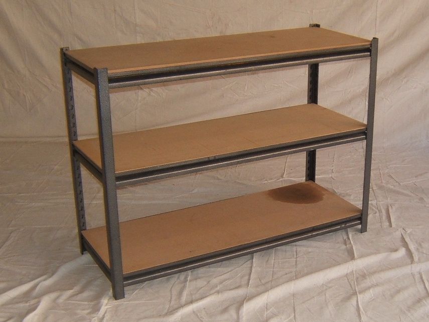 heavy duty shelf 49in l x 36in h x 19in d gray/tan stee 出售
